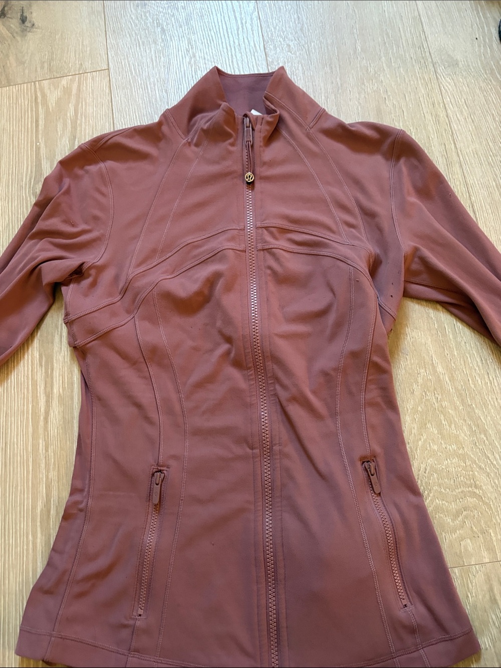 Women’s Mauve Zip-Front Active Jacket